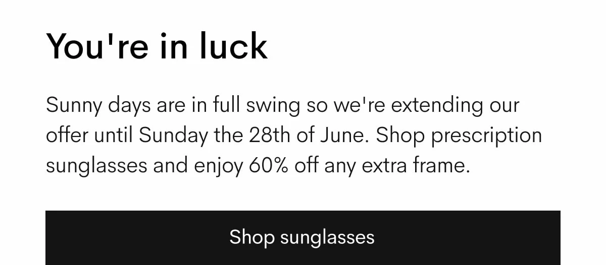 Shop sunglasses