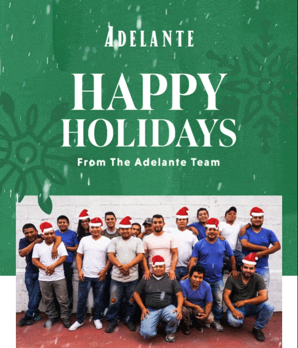 Happy Holidays From The Adelante Team