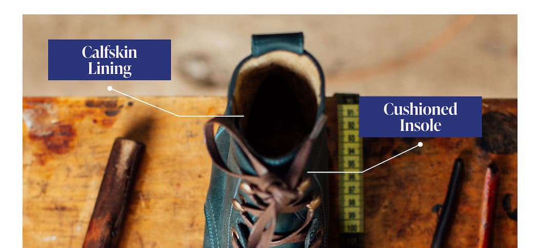 Calfskin Lining | Cushioned Insole