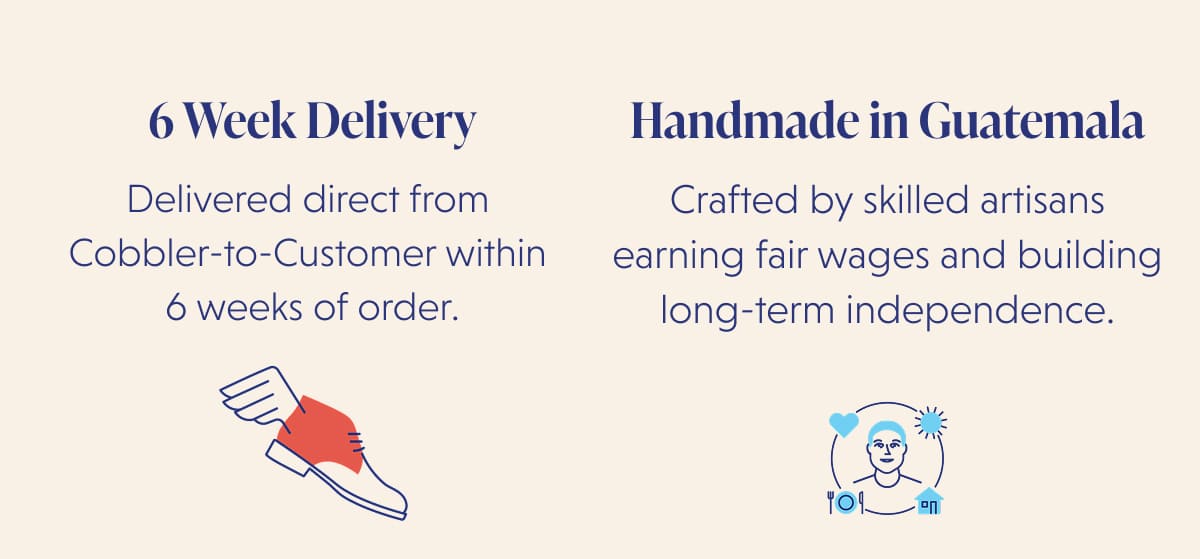 6 Week Delivery | Handmade in Guatemala