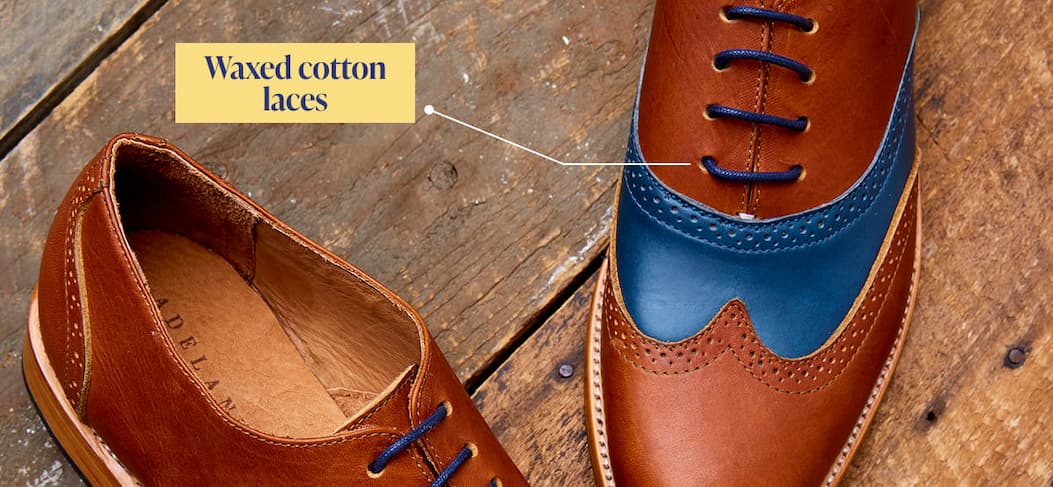 Waxed cotton laces