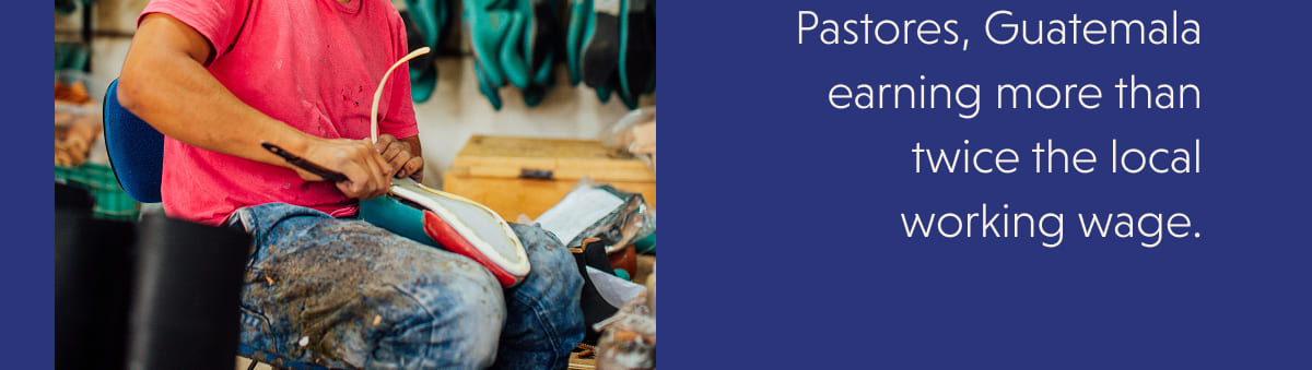 Your Impact | Every Adelante order supports an artisan working here in Pastores, Guatemala earning more than twice the local working wage.