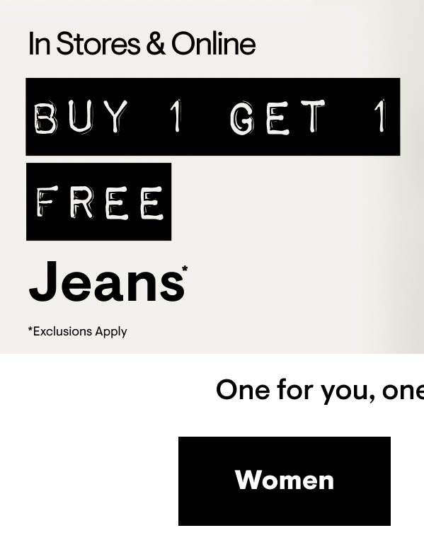 Buy 1 Get 1 Free Jeans Shop Women