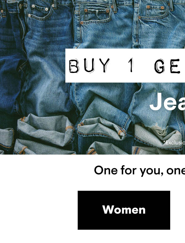 Buy 1 Get 1 Free Jeans Shop Women