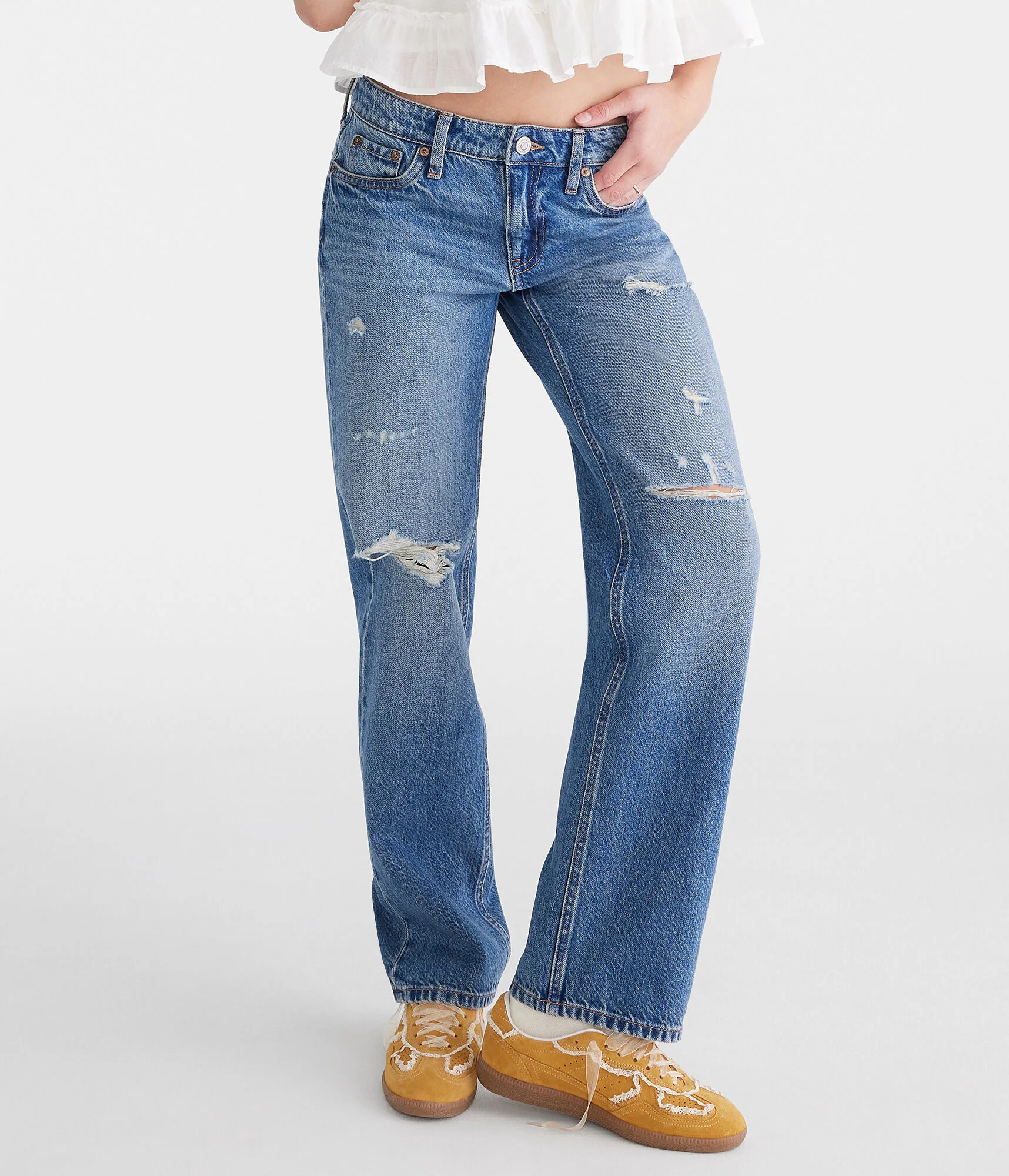 Image of Low-Rise Baggy Jean