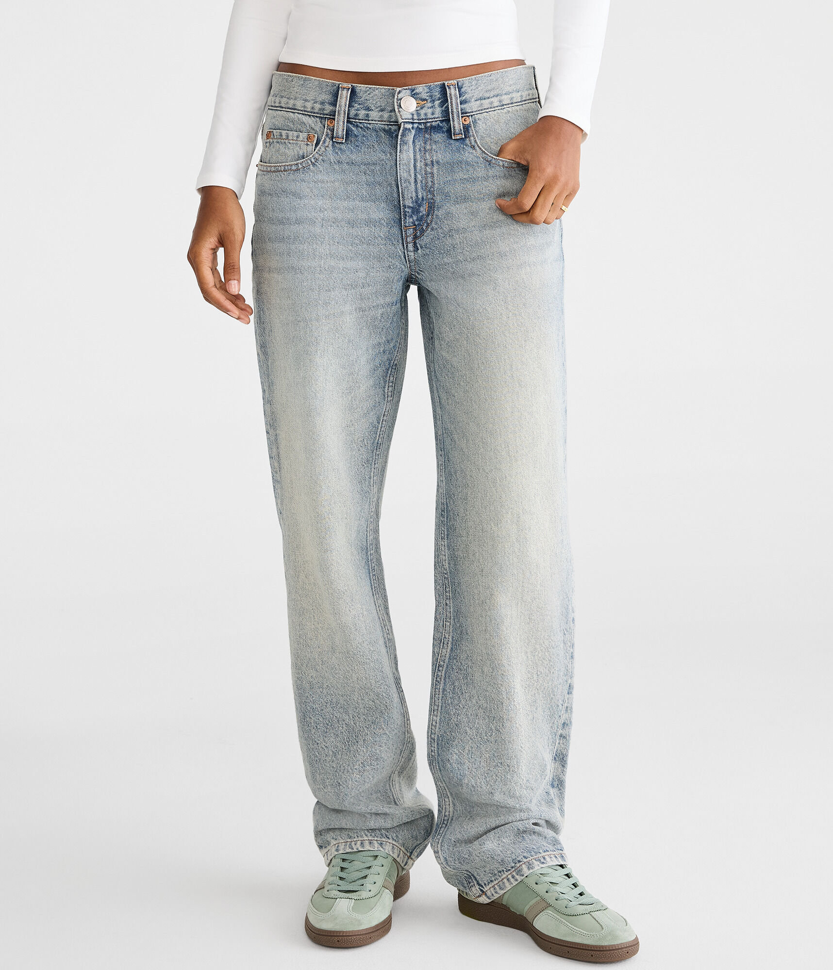Image of Low-Rise Baggy Jean