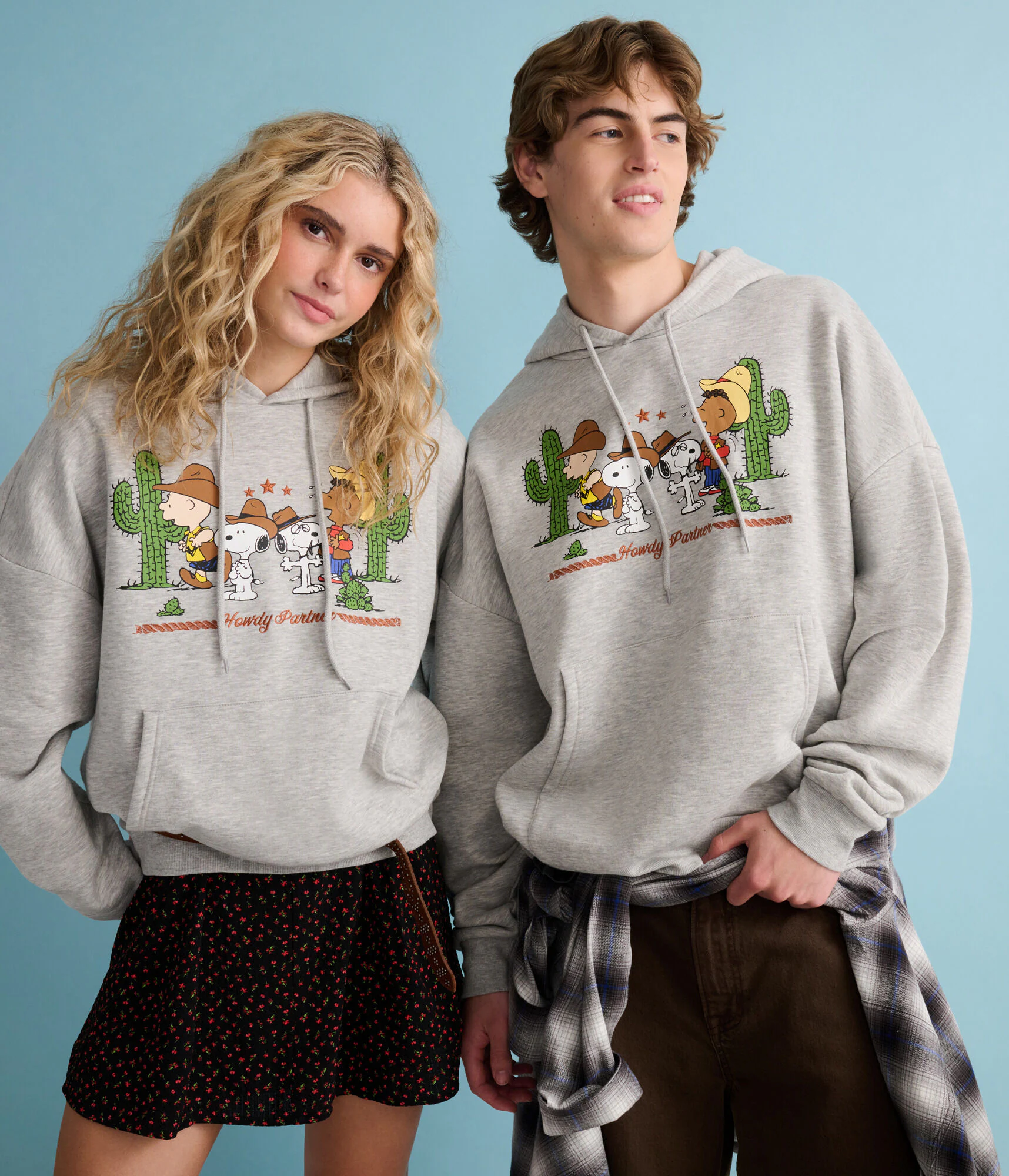 Image of Peanuts® | Aeropostale Western Snoopy Howdy Partner Pullover Hoodie