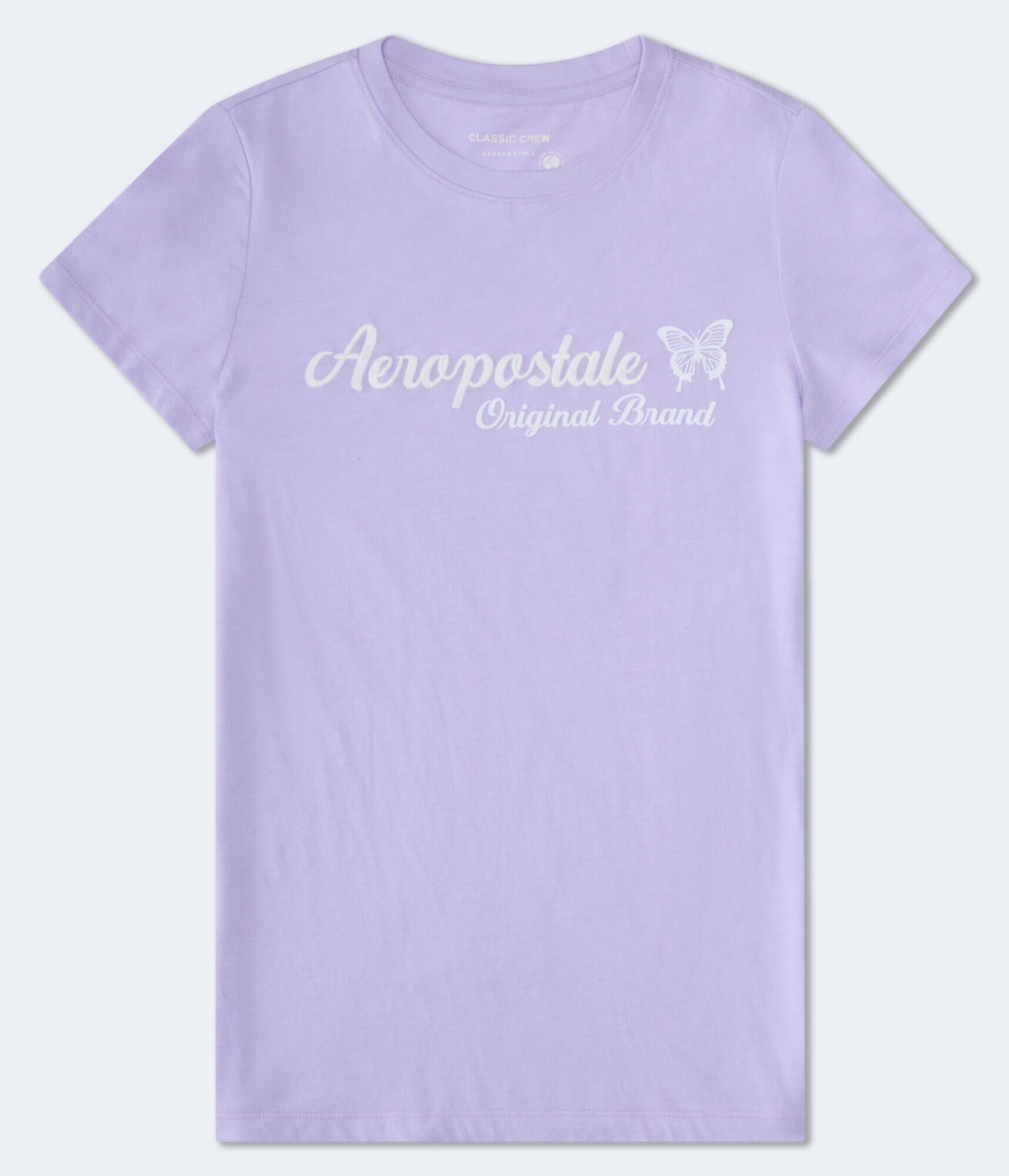Image of Aeropostale Butterfly Flocked Graphic Tee