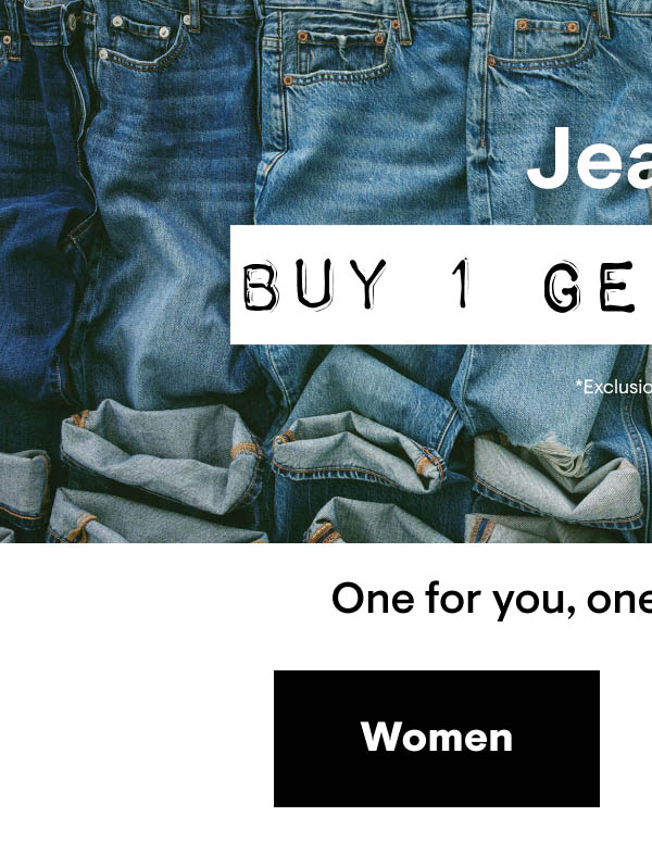 Buy 1 Get 1 Free Jeans Shop Women