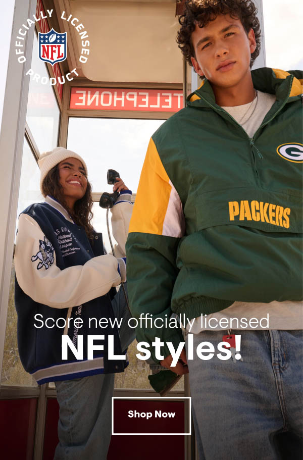 Shop the NFL Collection Shop the NFL Collection