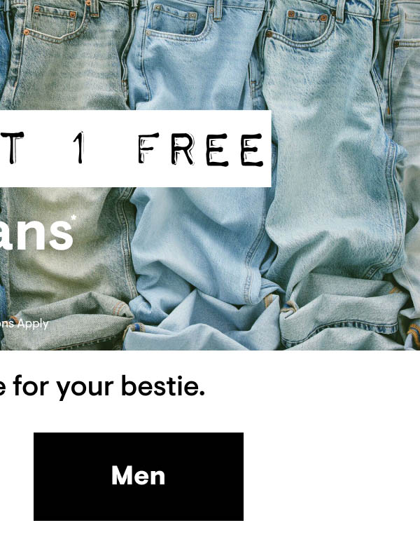 Buy 1 Get 1 Free Jeans Shop Men