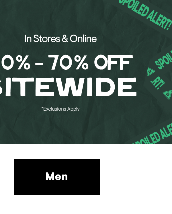 50-70% off Shop Men 50-70% off Shop Men