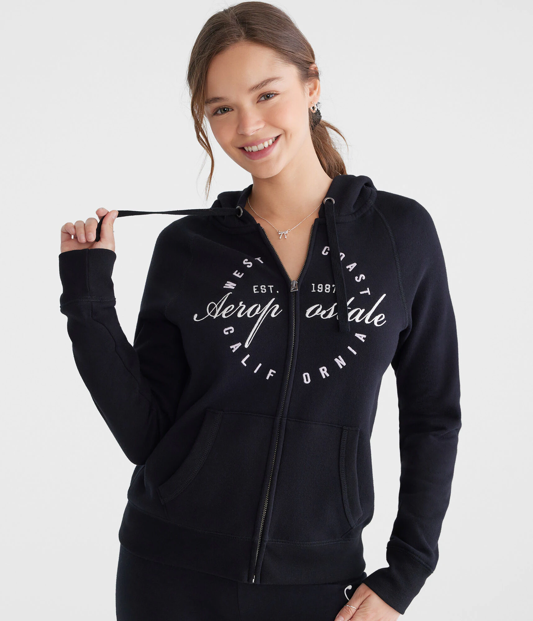 Image of Aeropostale West Coast Full-Zip Hoodie