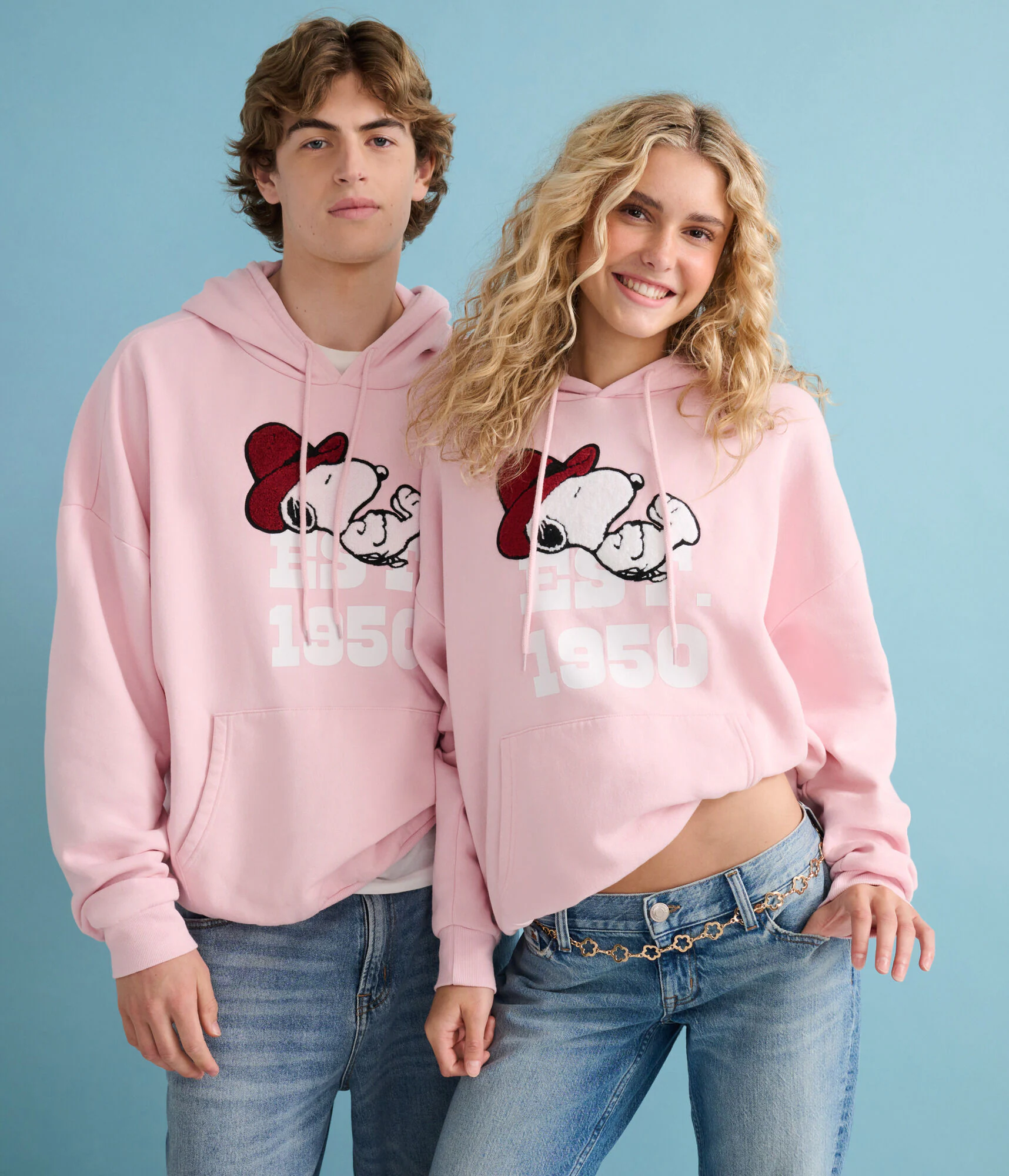 Image of Peanuts® | Aeropostale Western Snoopy 1950 Pullover Hoodie