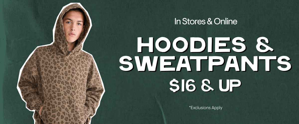 $16 & Up Hoodies & Sweatpants
