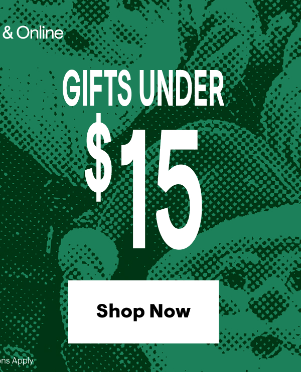 Shop Gifts Under $15