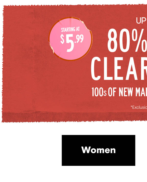 Shop Women's Clearance