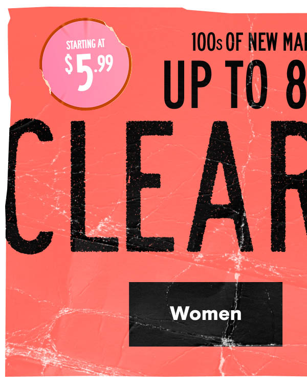 Shop Women's Clearance
