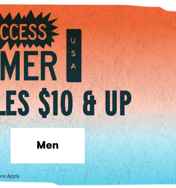 Summer Styles $10 & Up Shop Men