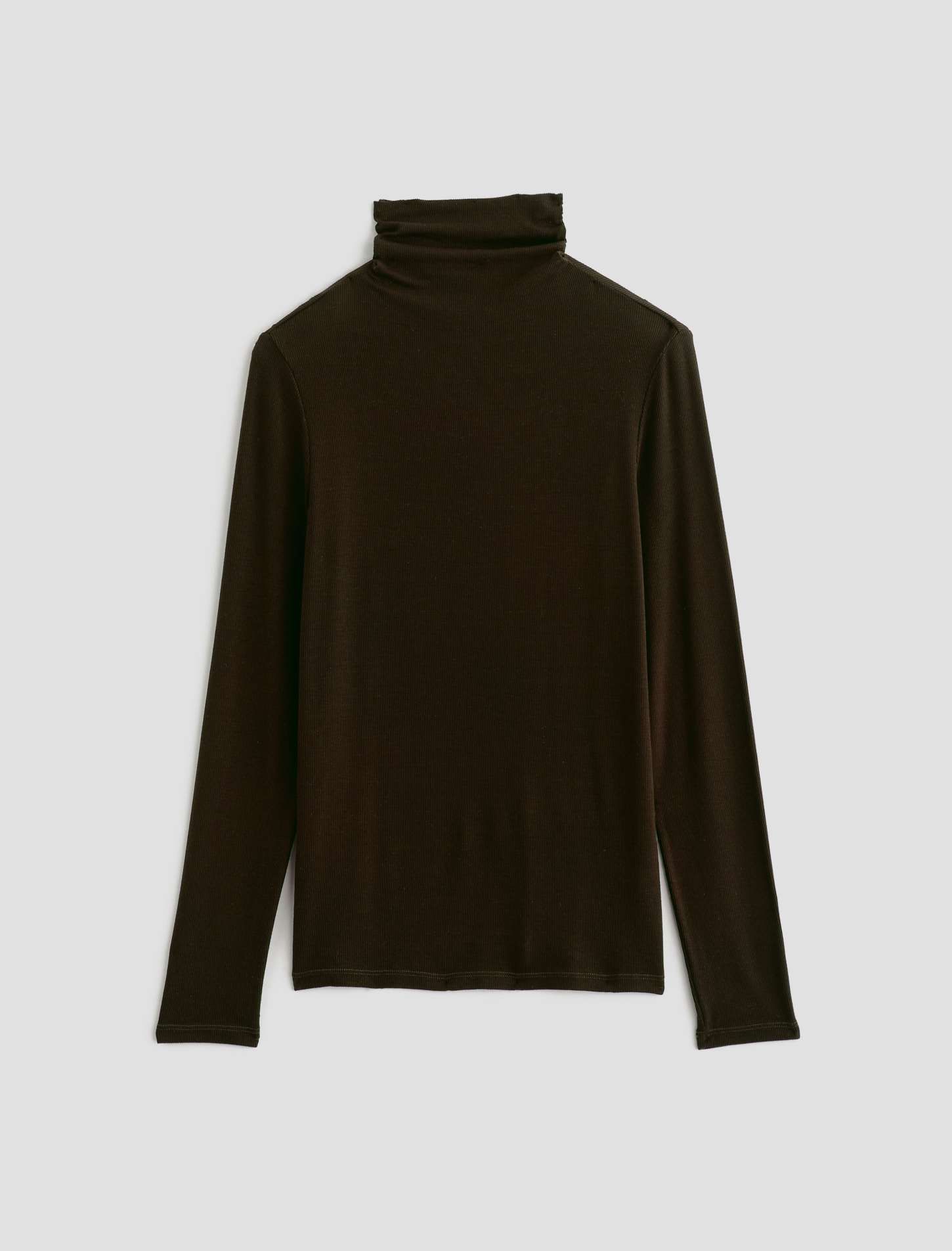 Chels Turtleneck in Coffee Bean