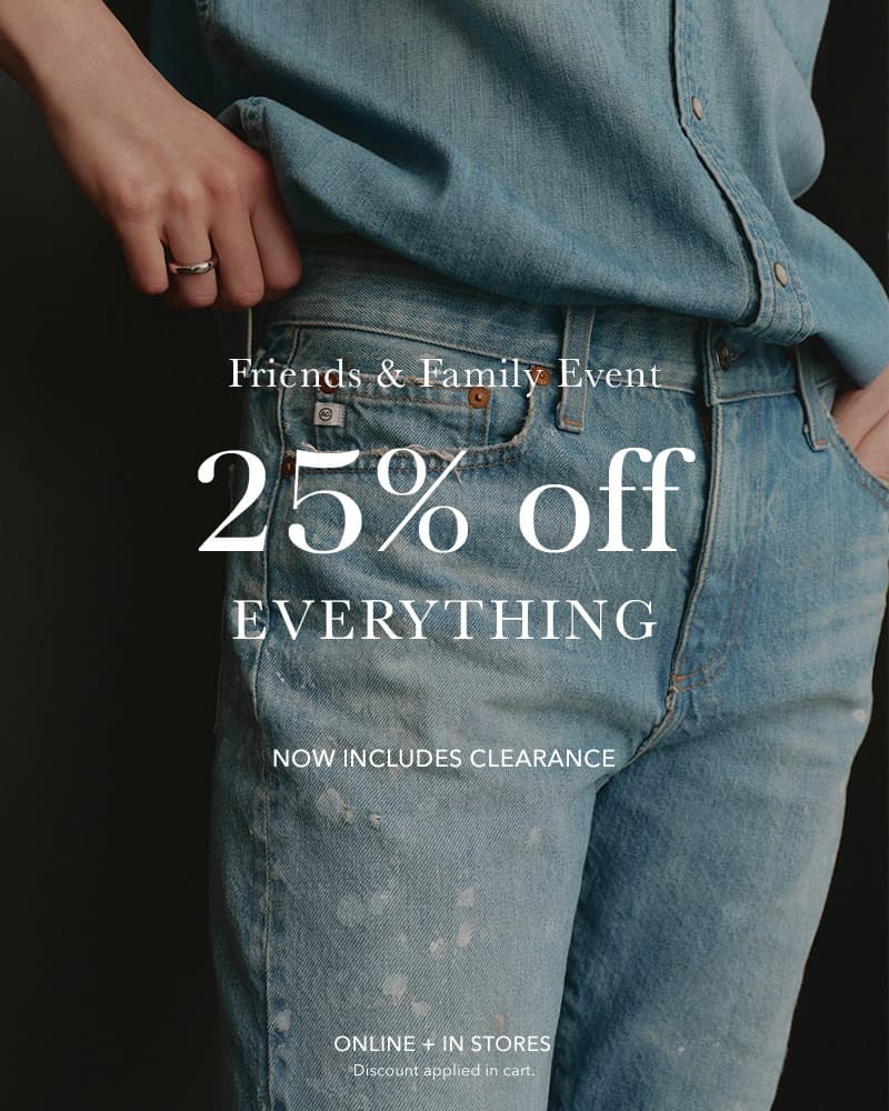 Friends & Family: 25% off everything (now includes clearance)
