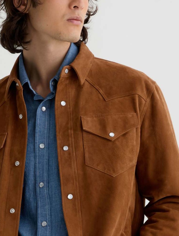 Elias Suede Shirt Jacket