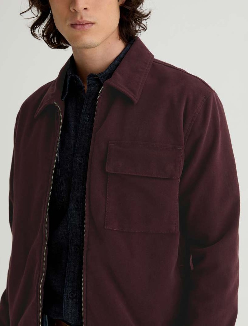 Philip Moleskin Zip Jacket