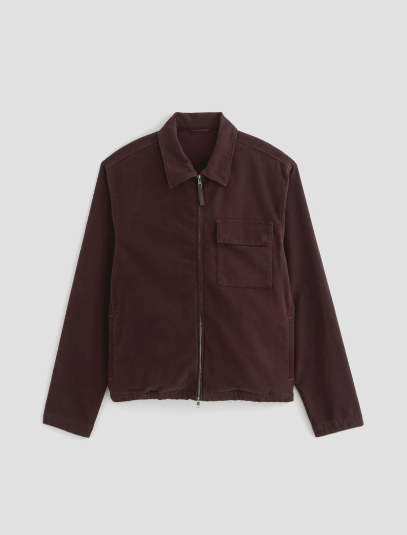 Philip Moleskin Zip Jacket