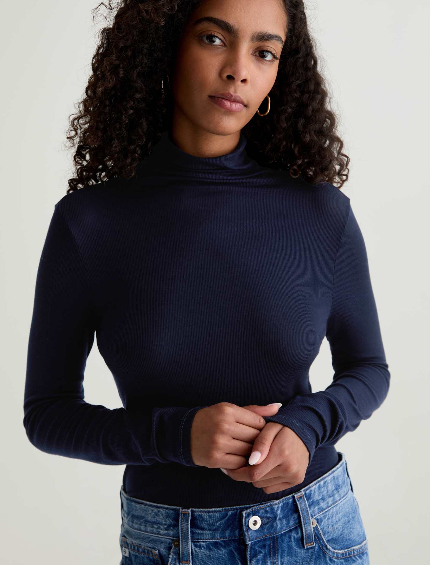 Chels Turtleneck in Deep Trenches
