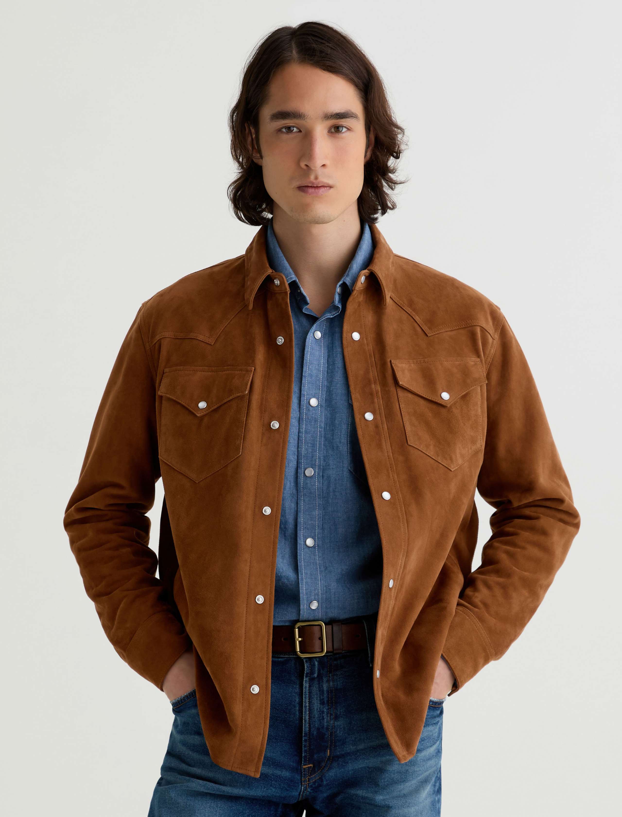 Elias Suede Shirt Jacket