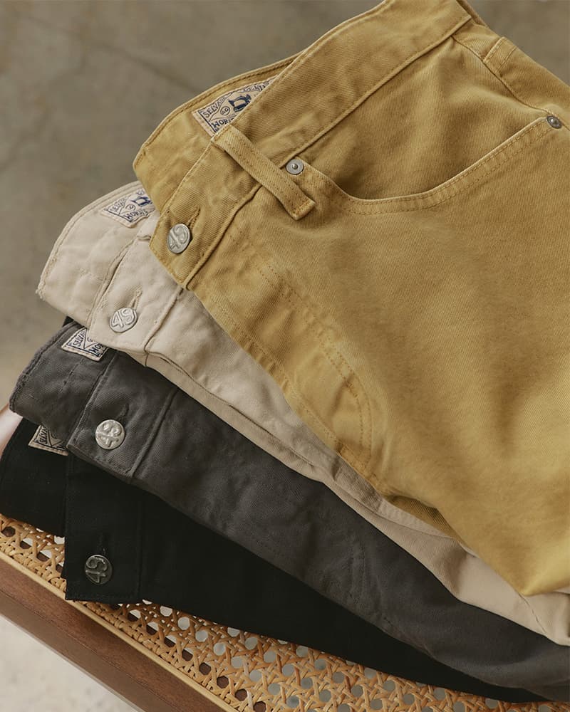Colored Selvage Denim