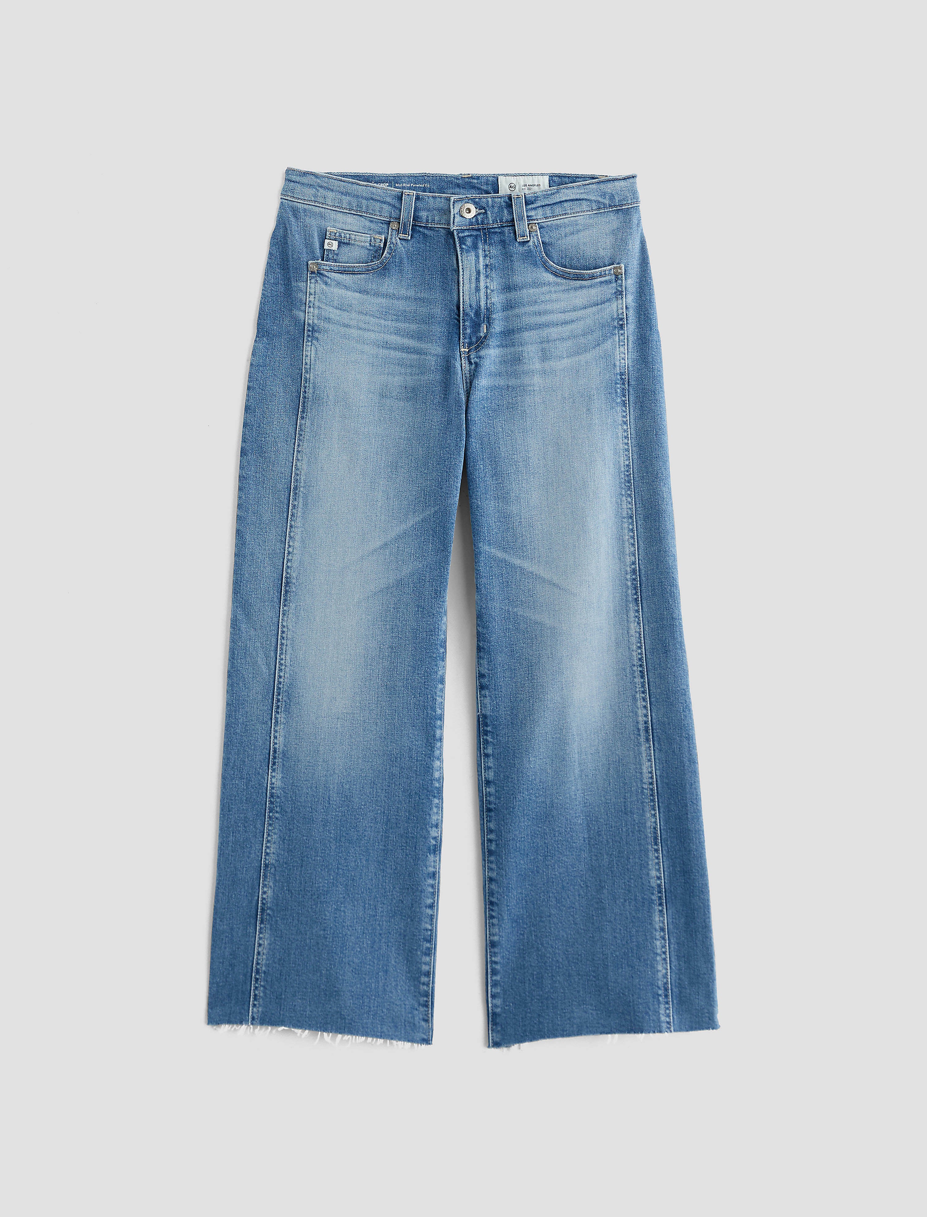 Image of Saige Wide Leg Crop With Panel