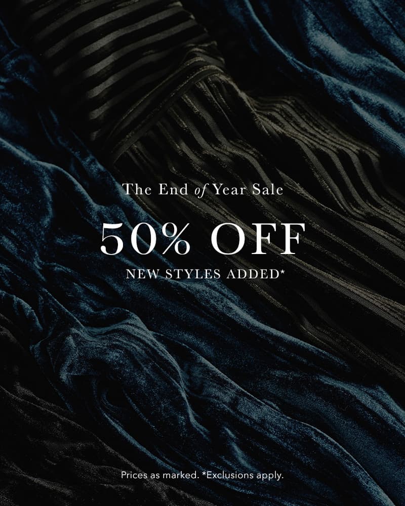 End of Year Sale: 50% off new styles added*
