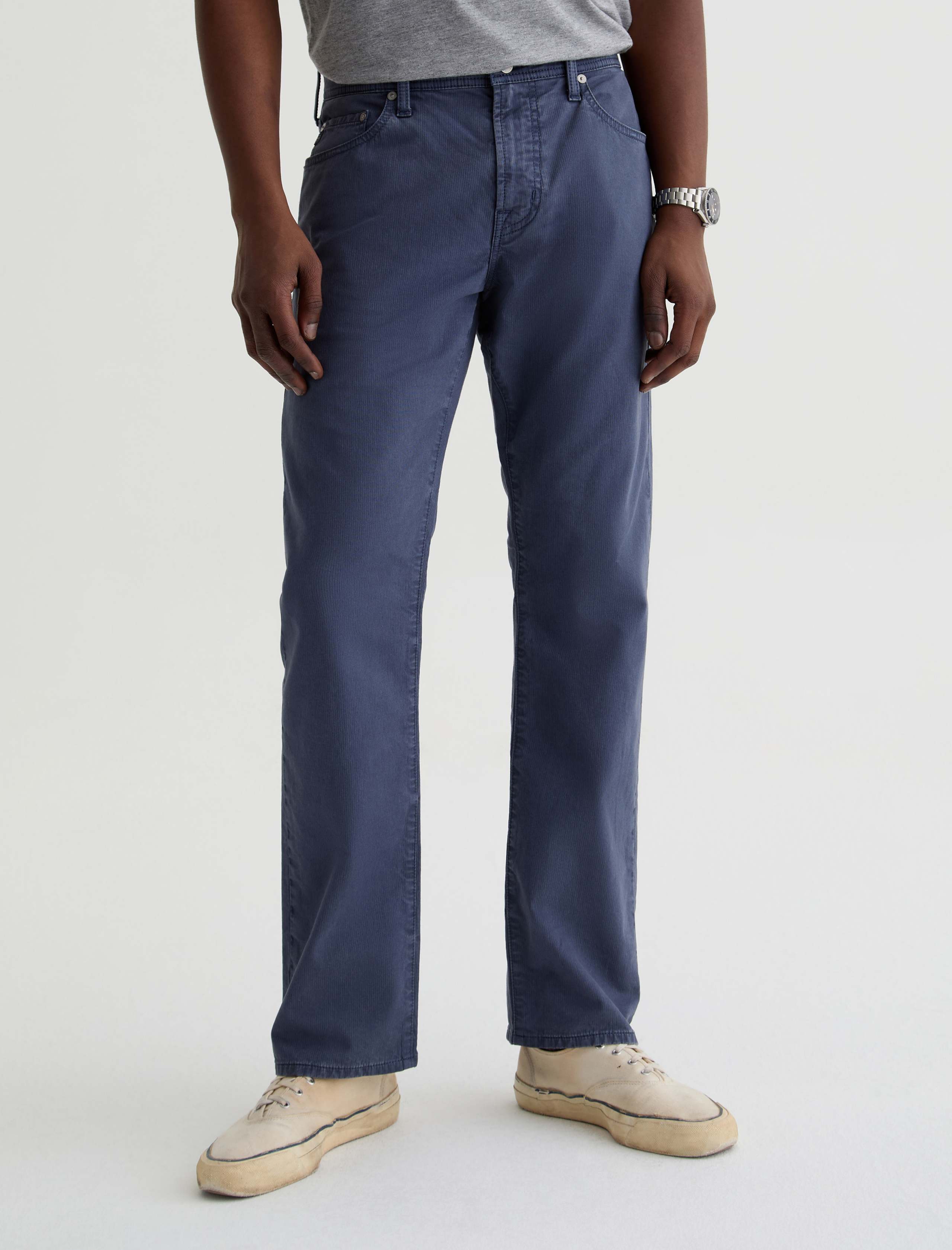 Protégé Corduroy Pant in Sulfur Vintage Cornflower