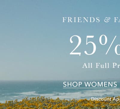 Friends & Family: Shop Womens