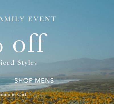 Friends & Family: Shop Mens