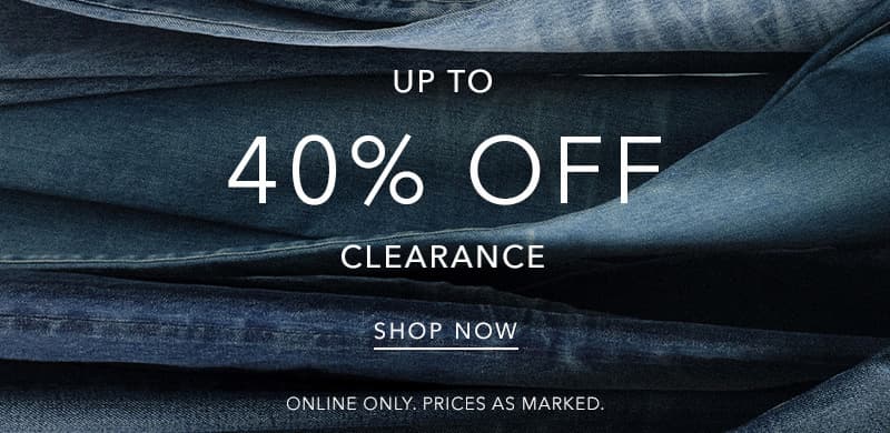 Friends & Family: Up to 40% Off Clearance