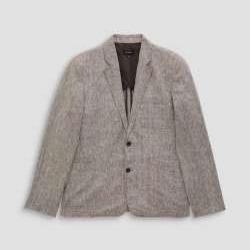 Leo Linen Blazer in Oak Barrel