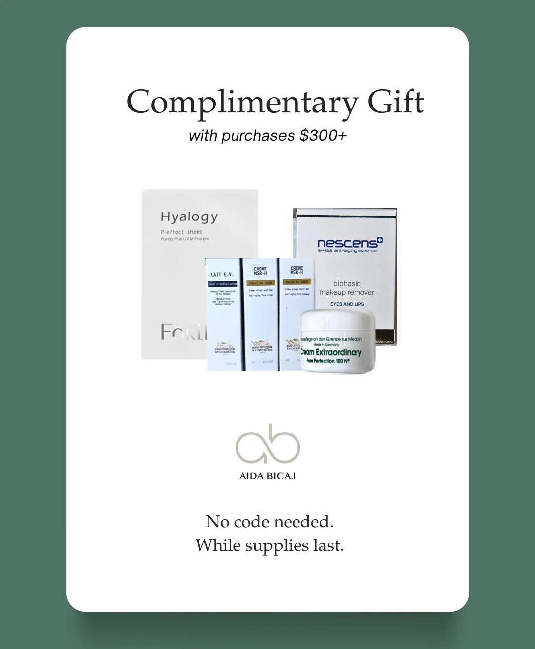 $300 Aida Bicaj GWP