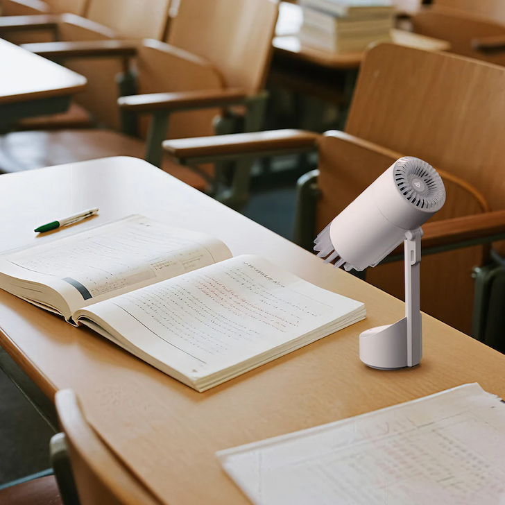 Airdog Aircap Air Purifier in a class room