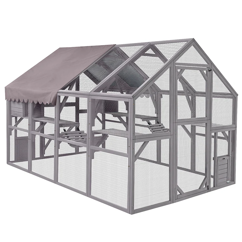 Aivituvin-AIR52 Outdoor Cat Run | Large Cat Enclosure