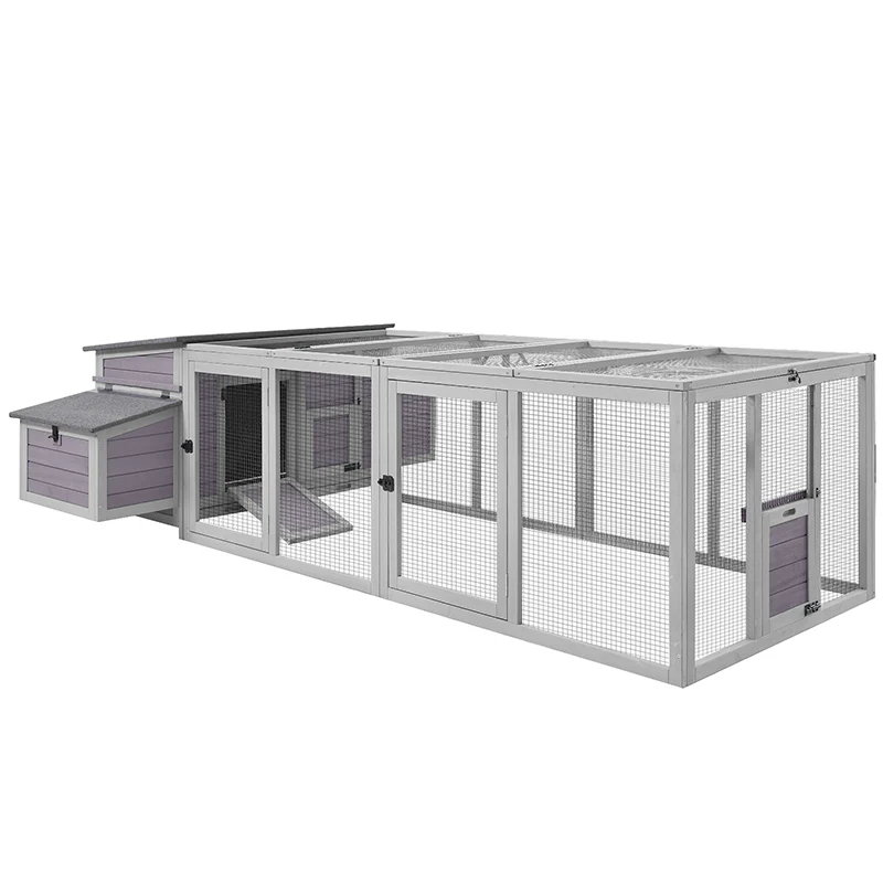 Backyard Large Hen House with Run for 4-6 Chickens