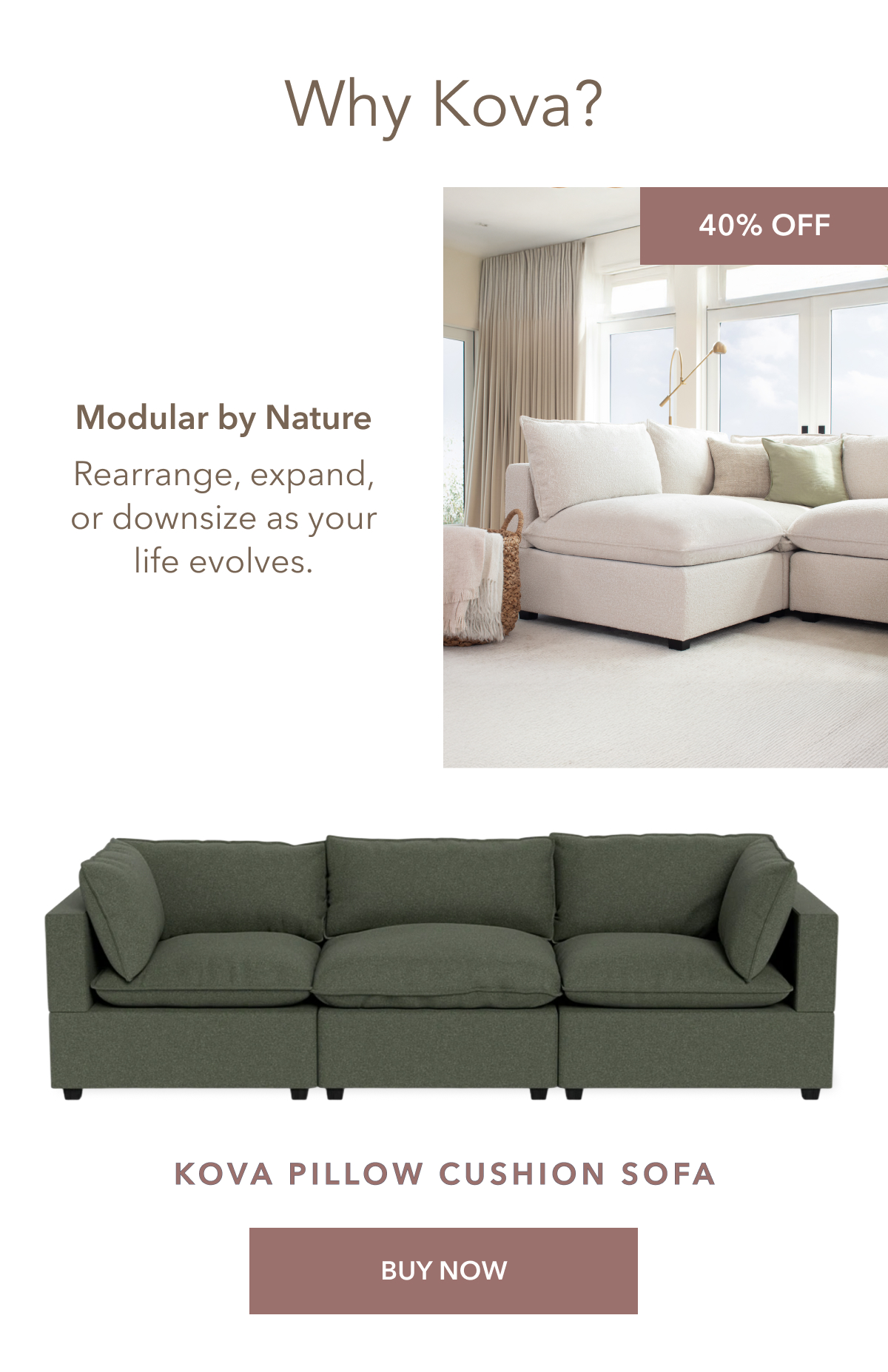 kova pillow cushion sofa