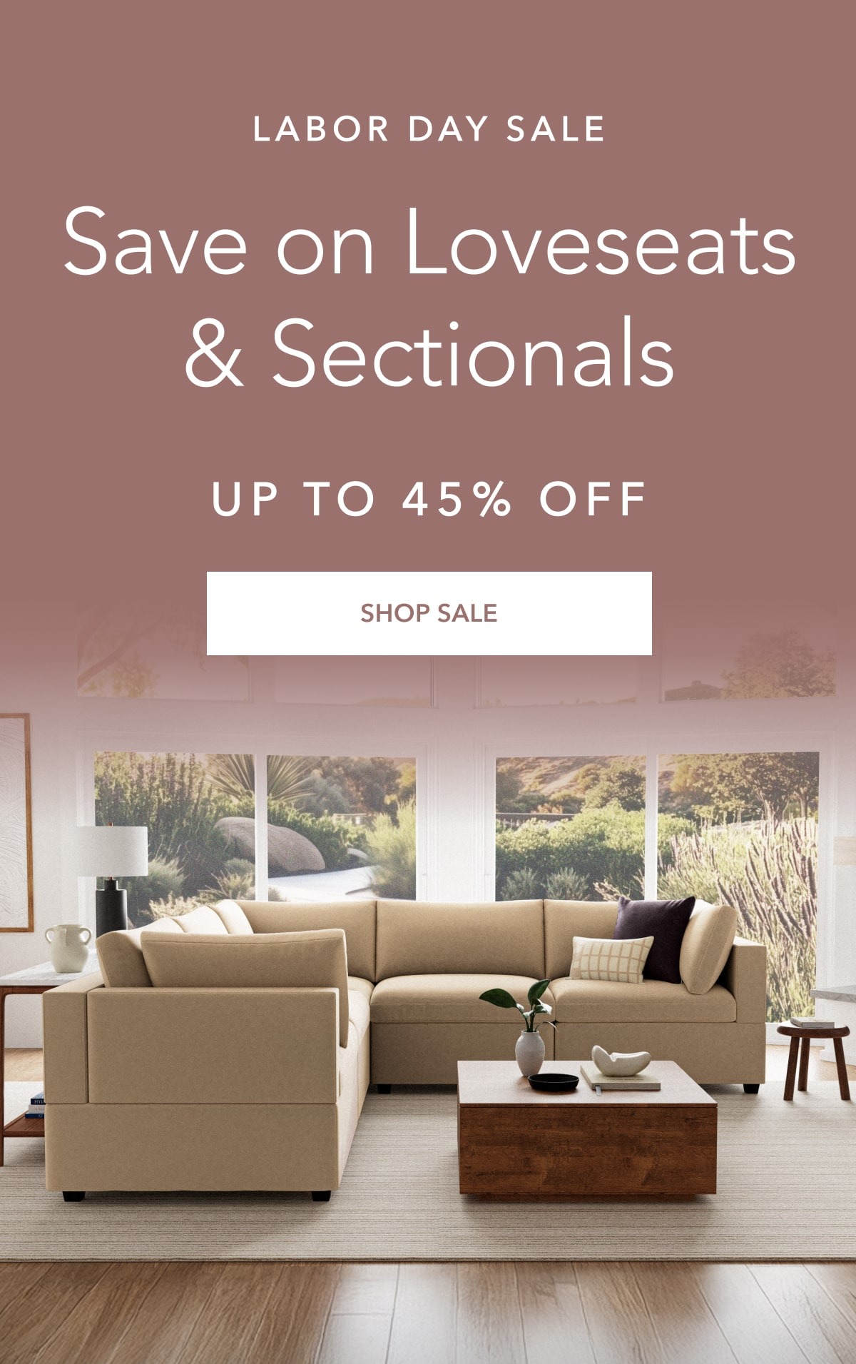 save on loveseats and sectionals