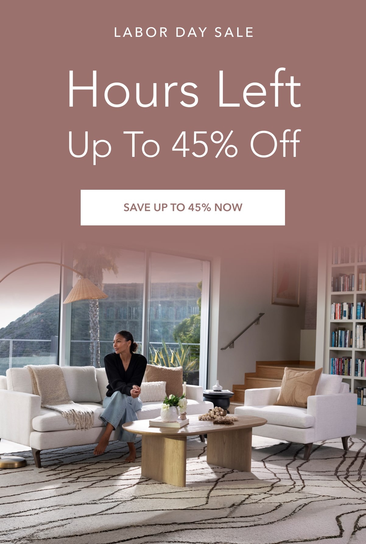 up to 45% off shop sale