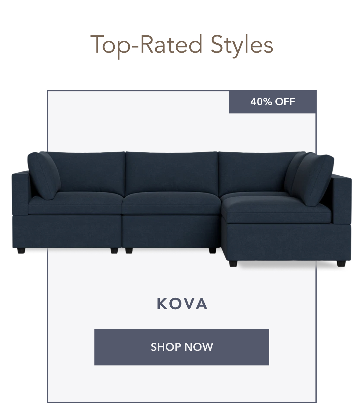 kova 40% off