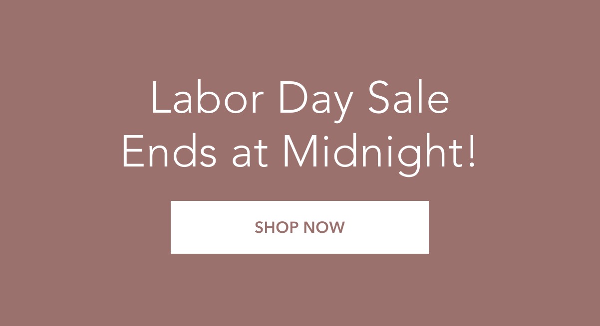 sale ends at midnight!