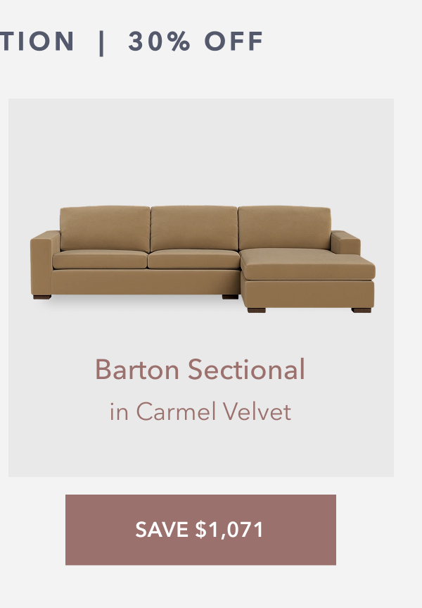 barton chaise sectional