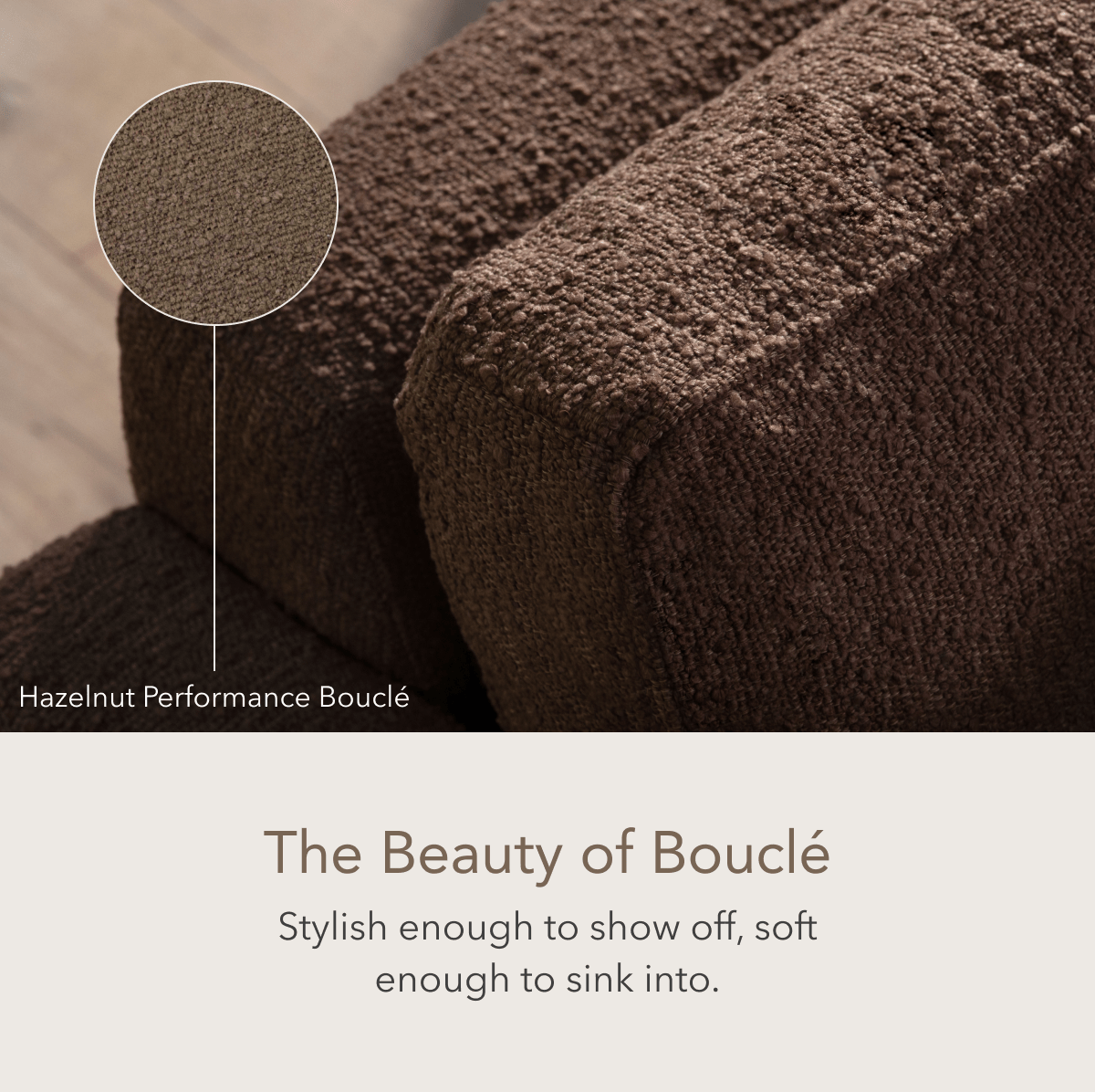 The beauty of Bouclé. 
