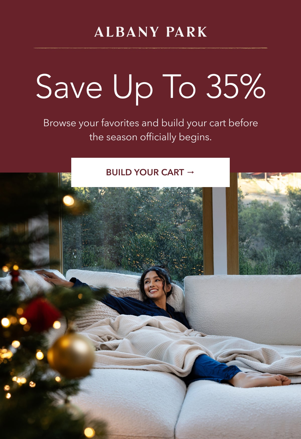 curate your holiday home cta: build your cart
